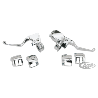 GZP Blk Handlebar ctrl kit XL07-13 9/16"