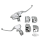 GZP Chrome handlebar controls FLH/T08-up