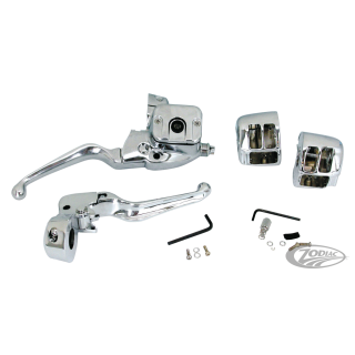 GZP H.bar controls chrome 9/16" 96-up
