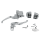 GZP Chr.Handlebar control kit 9/16" chop