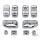 GZP Chr switch cap kit FLH/T14-15