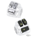 GZP Chr LED switchkit Softail Dyna 96-06