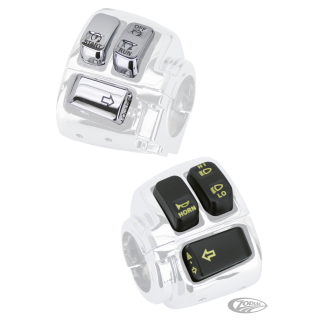 GZP Chr LED swtchkit w/radio acc FL96-06