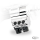 PM Chrome 5 button housing brakeside