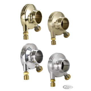Throttle housing polish brass