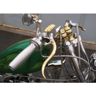 K-Tech Deluxe cable clutch satin alu/bra