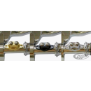 GZP Chrome duet handlebar switch kit