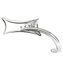 CHROME FOUR POINT MIRROR RIGHT