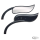 UPSWEPT MIRROR BLACK, LEFT