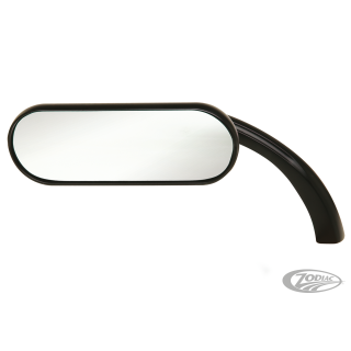 BLACK MINI OVAL MIRROR LEFT