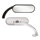BLACK MINI OVAL MIRROR LEFT
