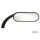 BLACK MINI OVAL MIRROR RIGHT