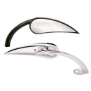 CHROME RAD-II MIRROR RIGHT