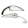CHROME RAD-II MIRROR RIGHT