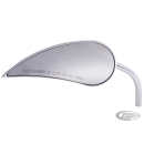 RAD-III TEARDROP MIRROR, LEFT (HD ONLY)
