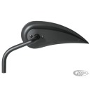 RAD-III TEARDROP MIRROR, BLK, LEFT (HD O