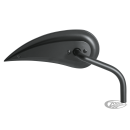 RAD-III TEARDROP MIRROR, BLK, RIGHT (HD