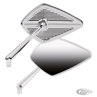 Diamond forged billet morror chrome rght