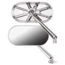 10-Gauge Caged series chr mirror left