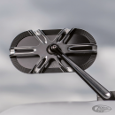 10-Gauge Caged series blk mirror left