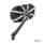 10-Gauge Caged series blk mirror right