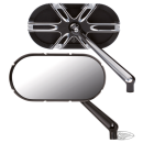 Deep cut Caged series blck mirror left