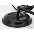 GZP Black Airfoil round mirror set