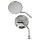 GZP Chrome Airfoil round mirror set