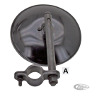 mirror, short stem, for restoration, all