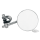 GZP Mirror universal 4" with 4" stem chr