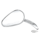 GZP Chrome Sweeping Teardrop mirror L