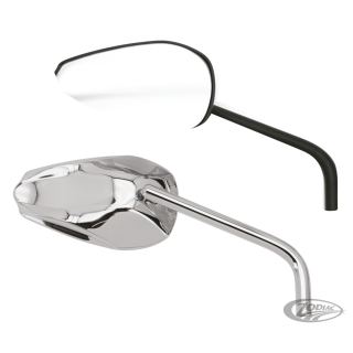 GZP Chrome Cobra mirror set w/round s