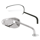 GZP Chrome Cobra mirror set w/round s