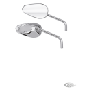 GZP Chrome Cobra mirror set w/round s