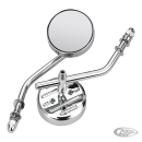GZP Round mirror solid stem RH or LH