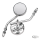 GZP Round mirror solid stem RH or LH