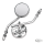 GZP Round mirror solid stem RH or LH