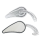 GZP Chromed Dragster mirror Left