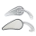 GZP Chromed Dragster mirror Left