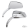 GZP Chrome Viper mirror set w/forged ste