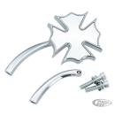 GZP Chrome Royal mirror w/curved stem