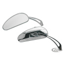 GZP Chrome Custom slimline mirror Lef