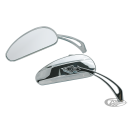 GZP Chrome Custom slimline mirror Lef