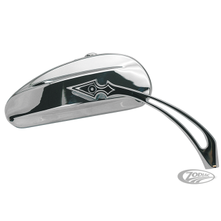 GZP Chrome Custom slimline mirror Rig