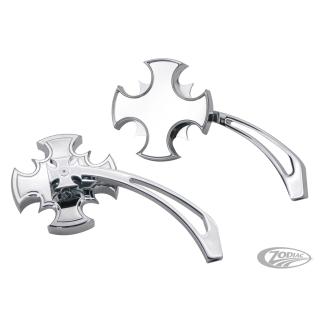 GZP Crossblade mirrors w/maltese spear s