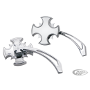 GZP Crossblade mirrors w/maltese spear s