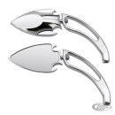 GZP Chrome Scarab mirrorset