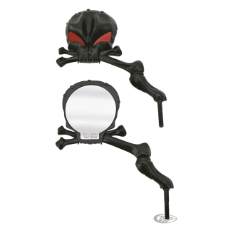 GZP Chrome Skull Mania mirrorset