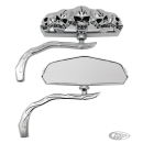 GZP Chrome Skull vision mirror set