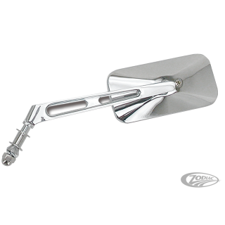GZP Rectangular mirror solid stem L/H